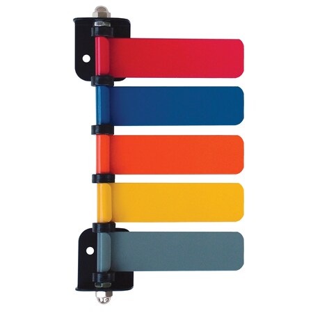 Omnimed Room ID Flag System, 4" Std 5 Color Set (Quickly & Clearly Alert Staff 291835